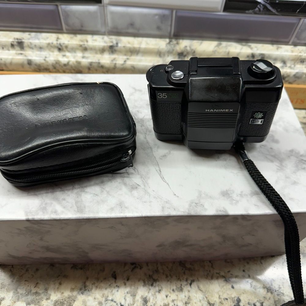 Hanimex 35 Micro Flash Compact 35mm Film Camera 32mm f2.8 Lens TESTED